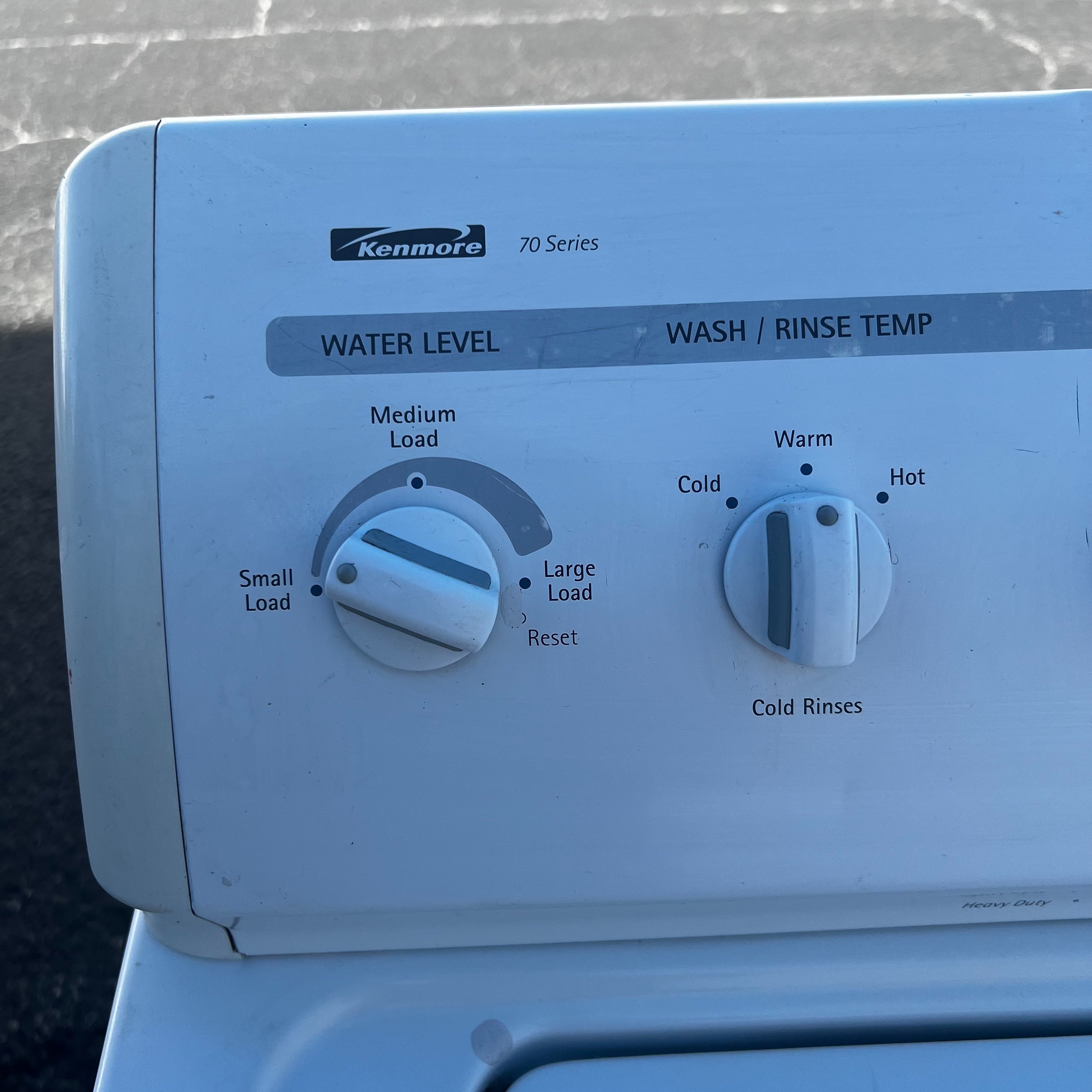 Kenmore Washing Machine Kenmore Washing Machine